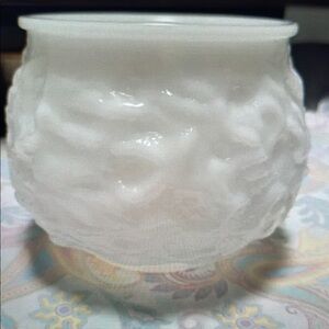 Elegant White Textured Vase